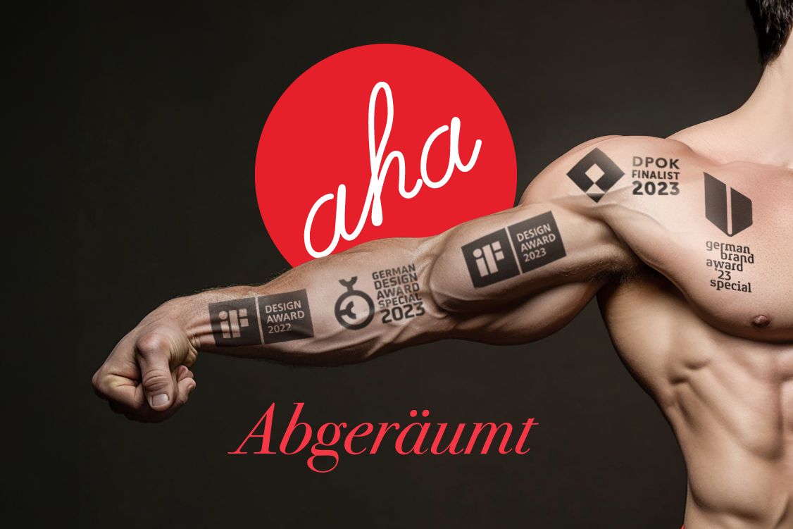 4 Designpreise in Serie